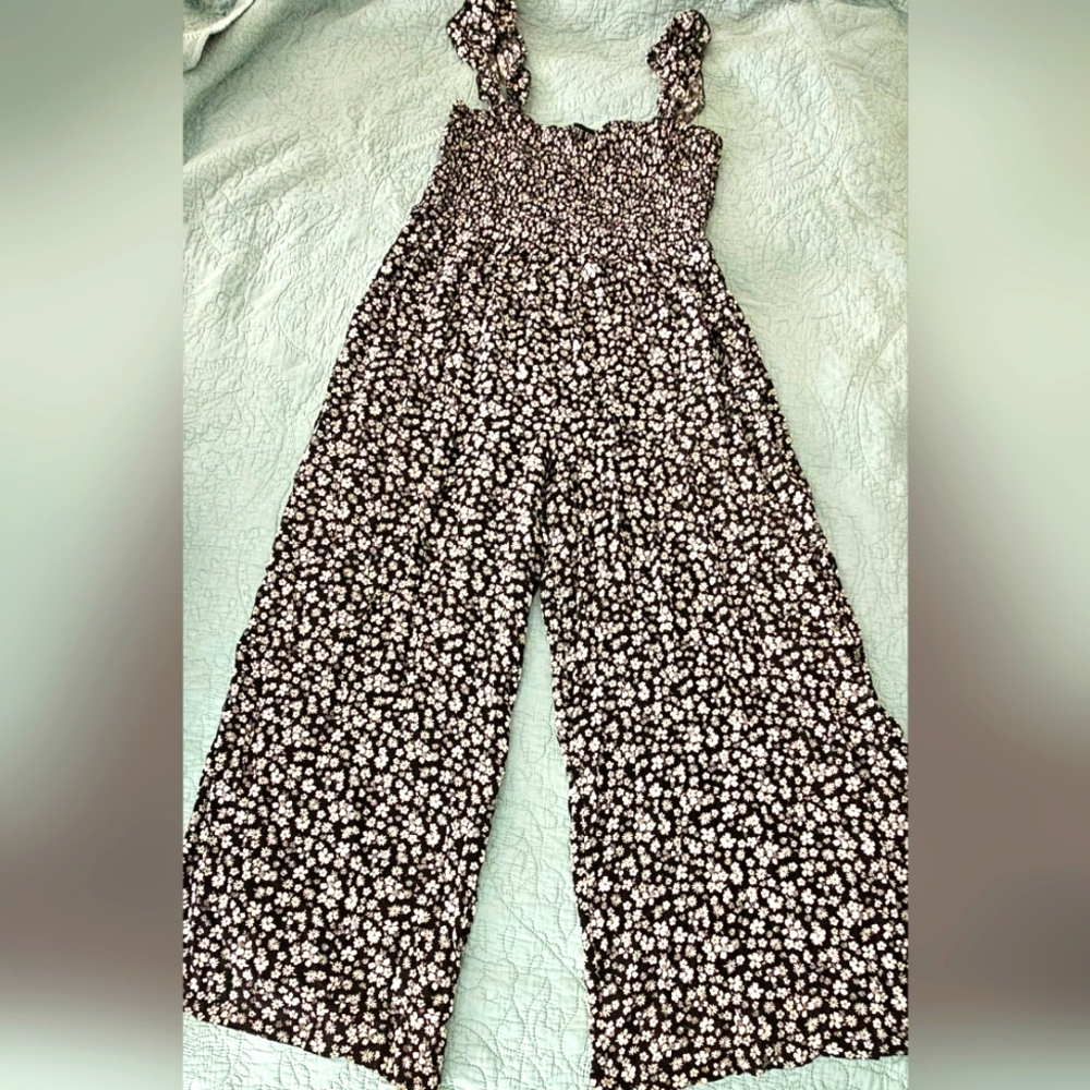 💕Haute Fox floral jumper sz 3x, black and white